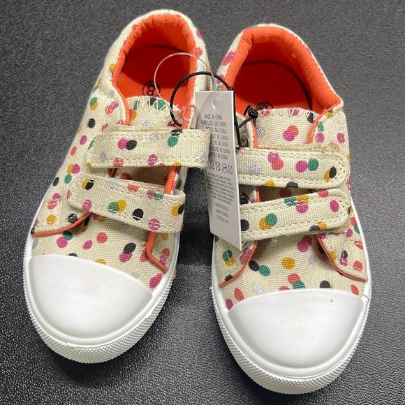 Other - NWT Kids Shoes Colorful Dots Size 8 Toddler Girl